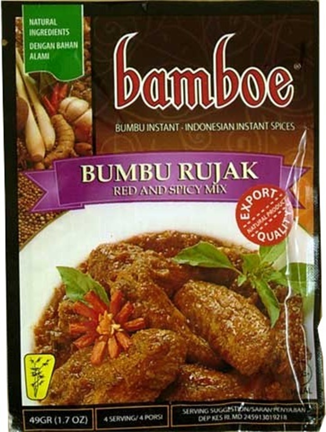 Bumbu instan Bumbu Rujak Bumbu instan Bumbu Rujak