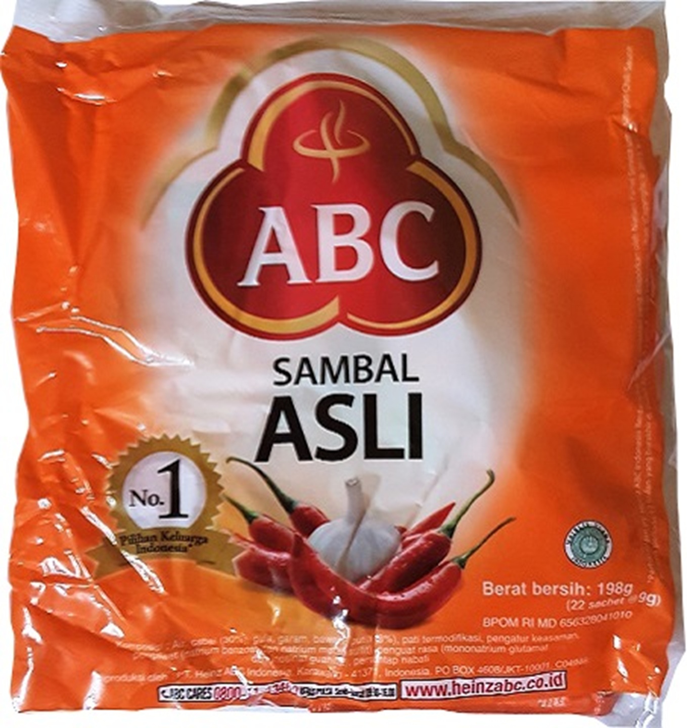 Sambal Asli (22x8gr) sachet Sambal Asli (22x8gr) sachet