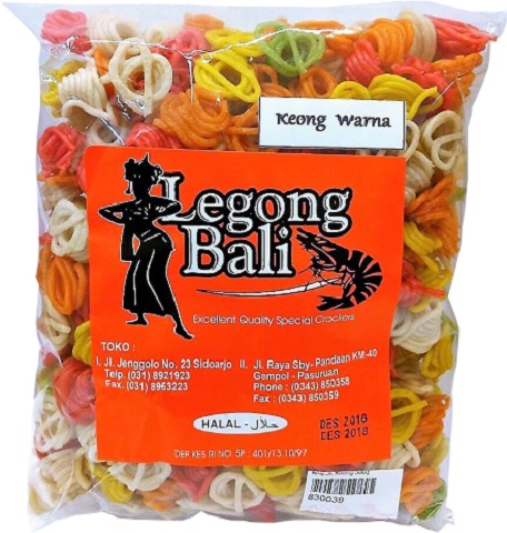Krupuk Kampung Pesta Keong Warna