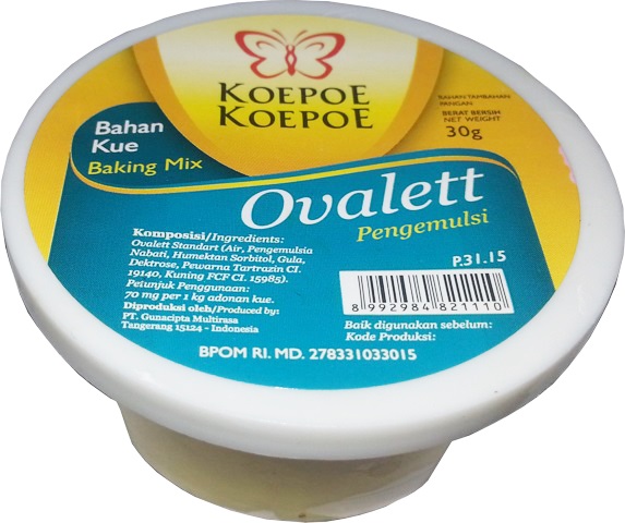 Bumbu Bahan Kue Ovalett