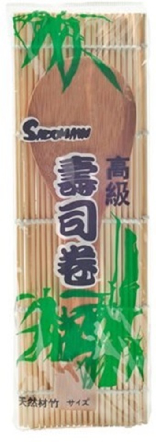 Bambu Sushi Mat dengan sendok