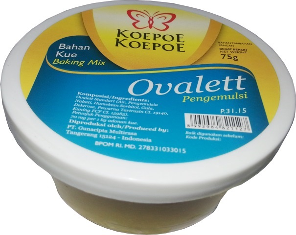 Bumbu Bahan Kue Ovalett