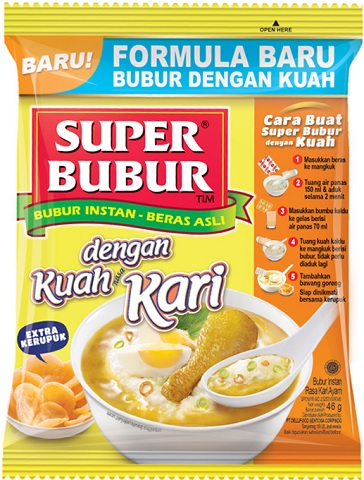 Bubur Instan dengan Kuah Kari Bubur Instan dengan Kuah Kari