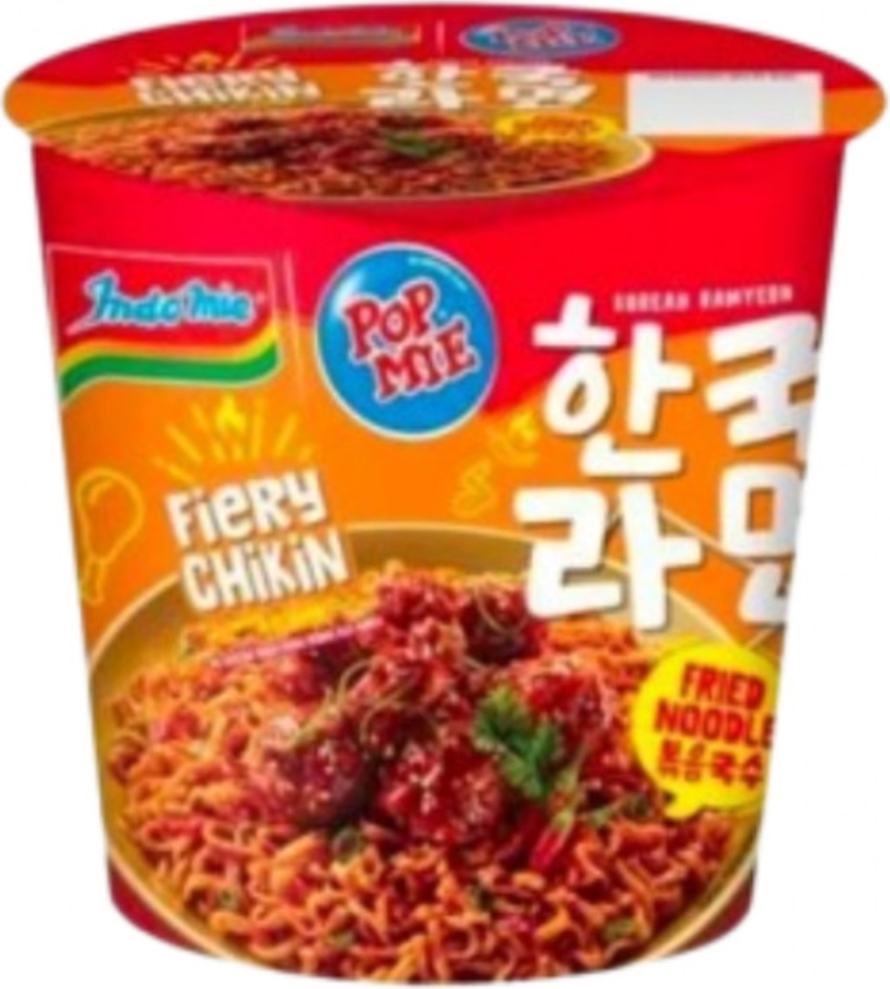 Ramyeon Goreng Cup Ayam Pedas ala Korea
