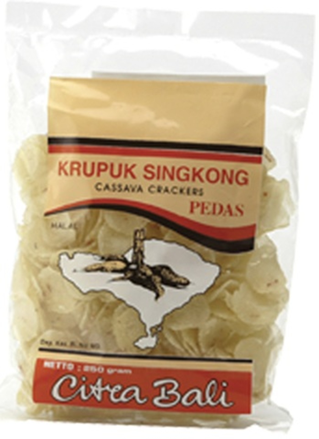 Kerupuk Singkong (pedas, mentah)