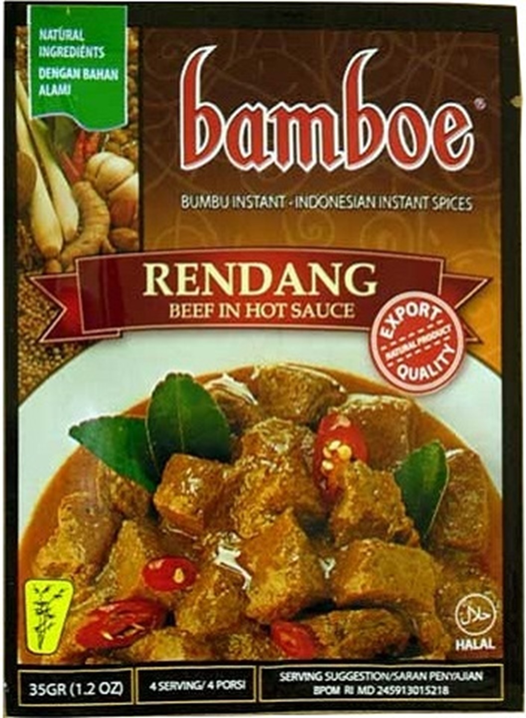 Bumbu instan Bumbu Rendang Bumbu instan Bumbu Rendang