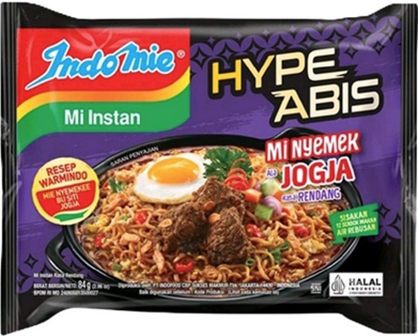 Hype Abis Mi Instan Nyemek Jogja Rendang
