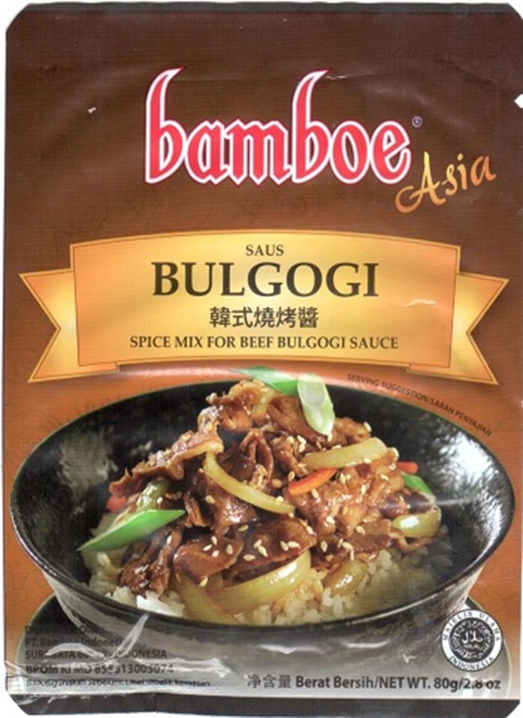 Bumbu instan Asia Saus Bulgogi Bumbu instan Asia Saus Bulgogi