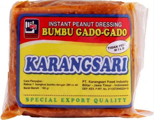 Bumbu Gado Gado Pedas