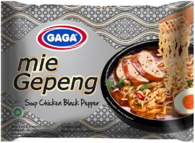 Mie Gepeng Kuah Ayam Lada Hitam