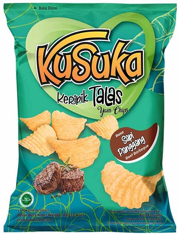 Keripik Talas rasa Sapi Panggang