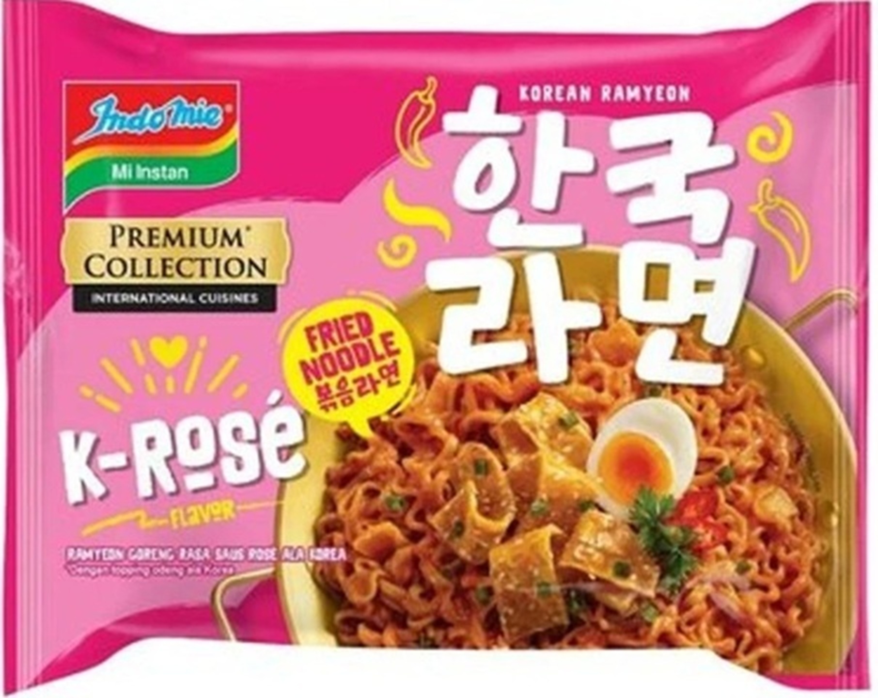 Ramyeon Goreng rasa Saus Rose ala Korea Ramyeon Goreng rasa Saus Rose ala Korea