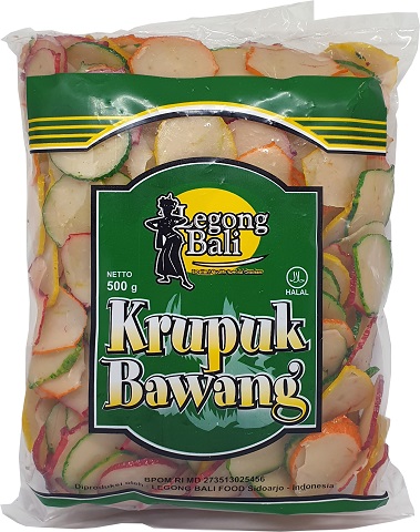 Krupuk Kampung Bawang warna pinggir