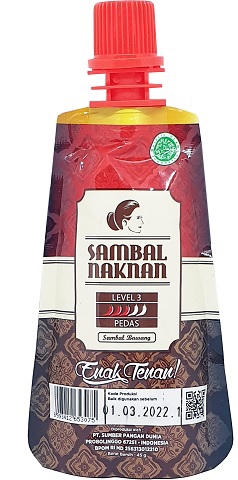 Sambal Bawang Pedas Pouch (Level 3)