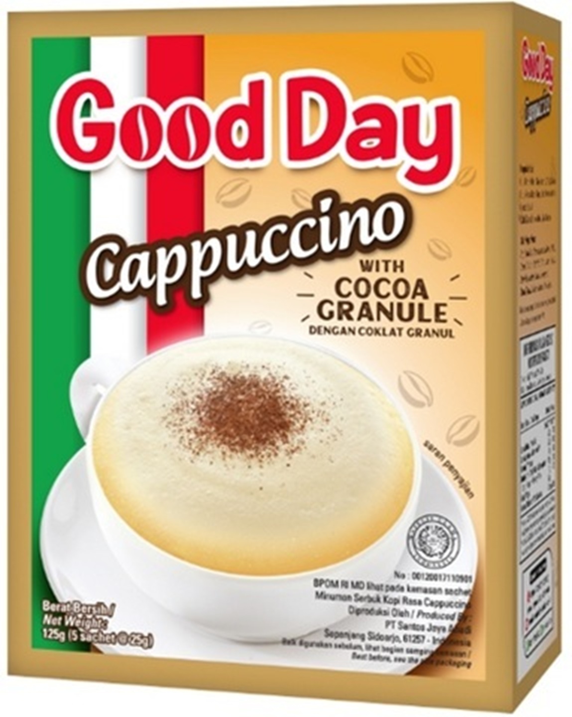 Cappuccino dengan Coklat Granul (5x25gr) Cappuccino dengan Coklat Granul (5x25gr)