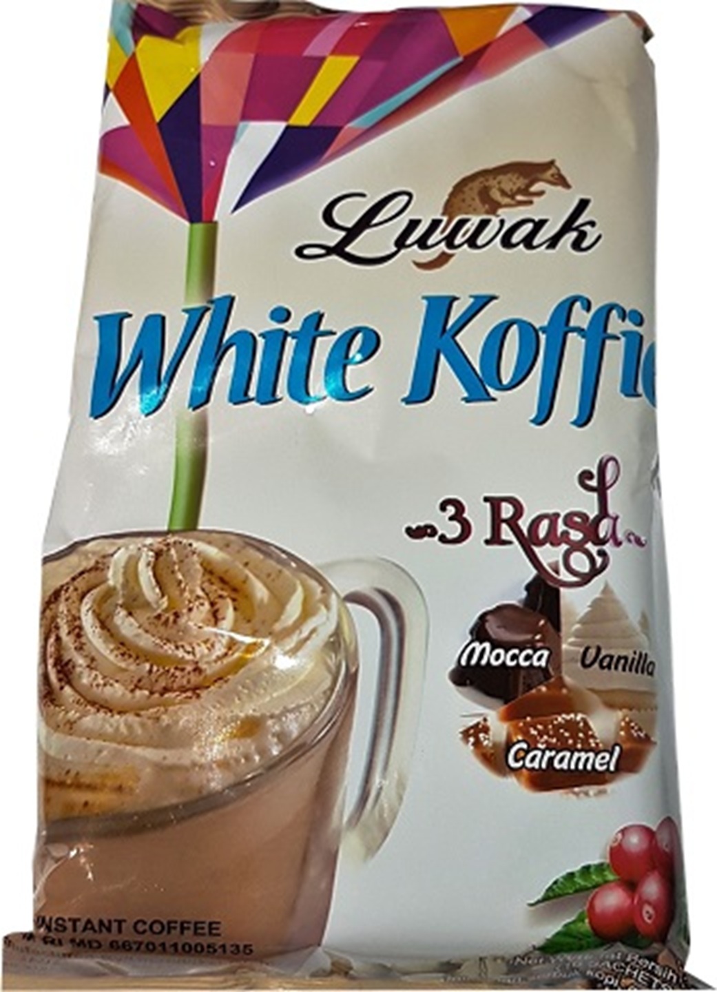 Kopi Luwak Putih Instan 3 rasa (10x20gr) Kopi Luwak Putih Instan 3 rasa (10x20gr)