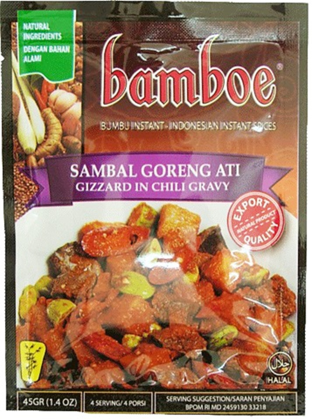 Bumbu instan Bumbu Sambal Goreng Ati Bumbu instan Bumbu Sambal Goreng Ati