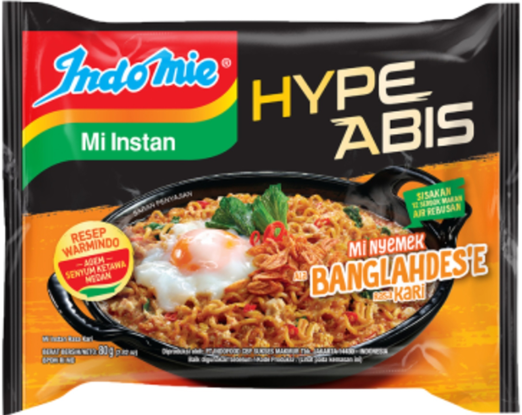 Mi Kuah Nyemek ala Banglahdes'e rasa kari